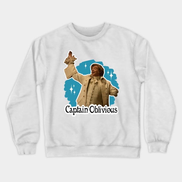 Captain Oblivious Crewneck Sweatshirt by Sacred The Threads